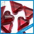 Fashion Heart Shape Synthetic Ruby Gemstone Low Prices